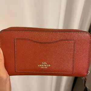 Leather Coach wallet